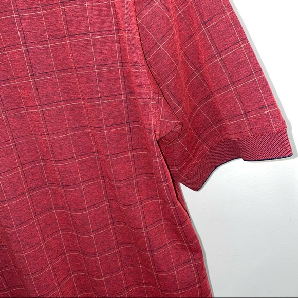 Vintage Ashworth Red Collar Golf Polo Shirt in size L large - Picture 11 of 14